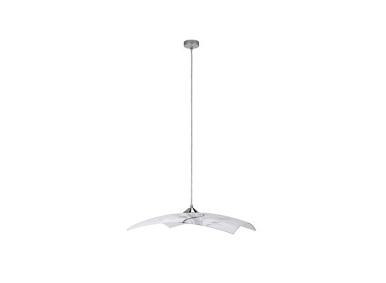 Lampa wisząca Elina E27 1x60W 400 mm czarno-biały