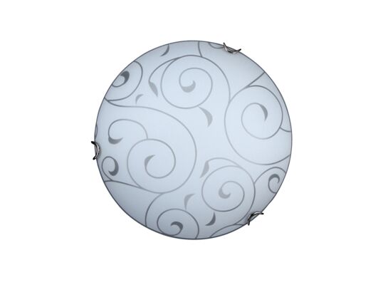 Plafoniera Harmony lux E27 60W D30 chrom biały