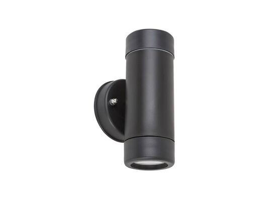 Kinkiet Medina GU10 2 x max 10W IP44 czarny matowy