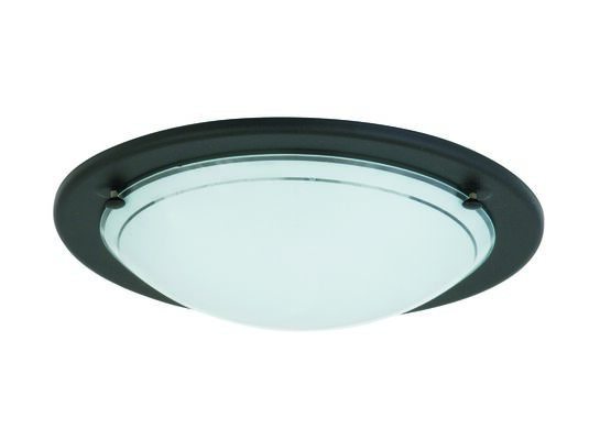 Plafoniera UFO D30 E27 1 x 60 W marmurowo-czarna