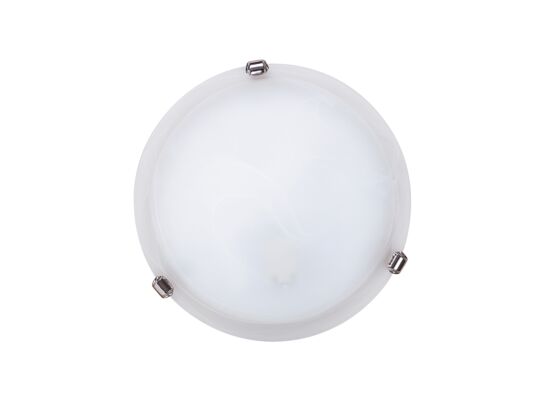 Plafoniera AlabastroD30 E27 1x60W biały chrom