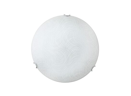 Plafon Tanner LED 12W biały wzór, chrom