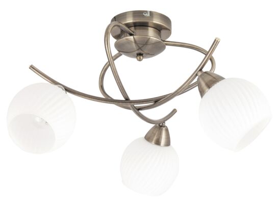 Żyrandol Evangeline E-14 3x max 40W antyczny brąz