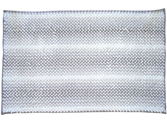 Dywanik łazienkowy Dropkolor 80 x 50 cm biało-szary, BA-DE