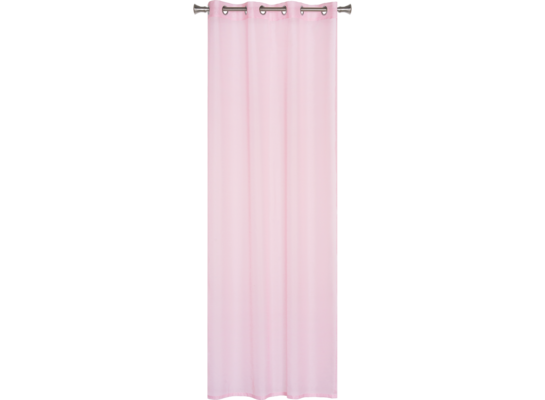 Firana Sofia na kółkach 140 x 250 cm pudrowy róż