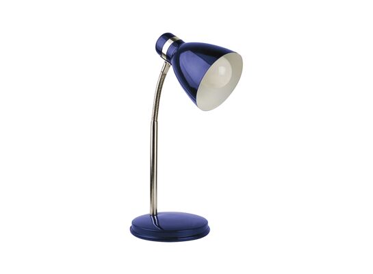 Lampka biurkowa Patric E14 1x40W niebieska