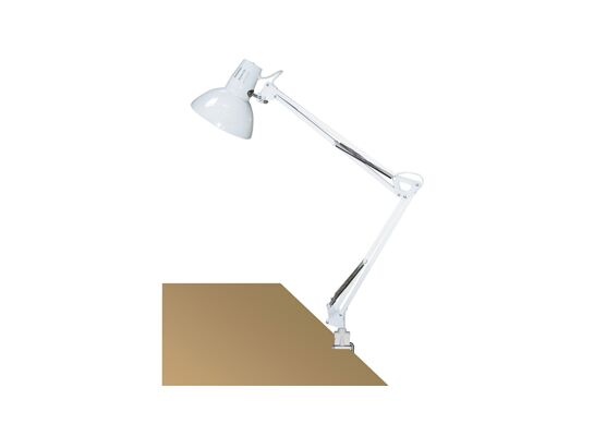 Lampka biurkowa Arno E27 1x60W biała