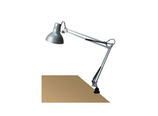 Lampka biurkowa Arno E27 1x60 srebrna