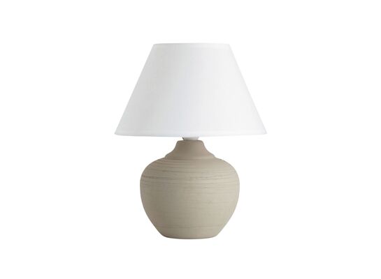 Lampka stołowa Molly E14 1x40W biała, beżowy