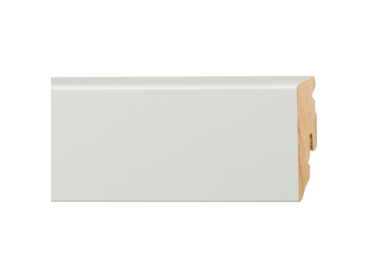 Listwa przypodłogowa MDF FU51L Biała 15 x 50 x 2400 mm folia FnProfile