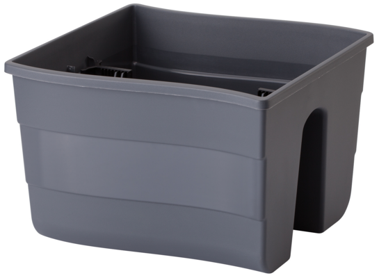 Donica balustradowa FALA 30 cm antracyt