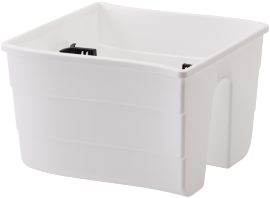 Donica balustradowa FALA 30 cm biała