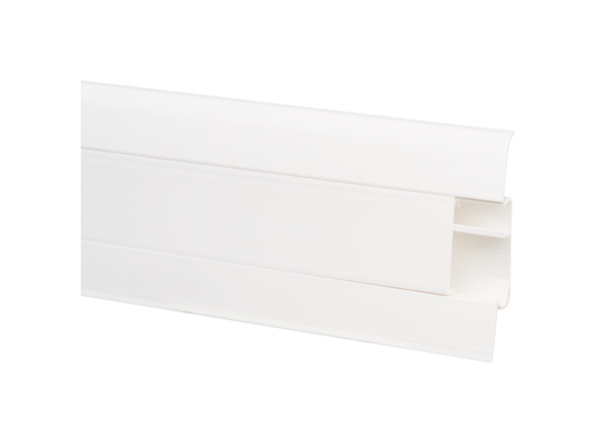 Listwa przypodłogowa PCV Ergo76 701 Biała 76 x 2500 mm ERGO