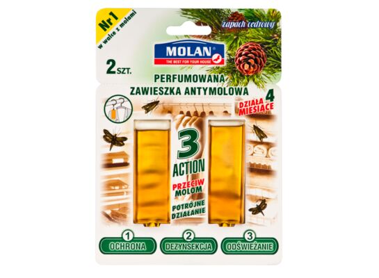 Perfumowana zawieszka antymolowa cedrowa