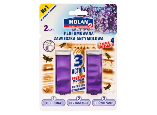 Perfumowana zawieszka antymolowa lawendowa