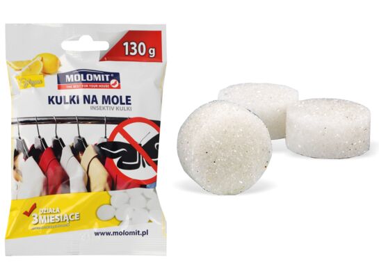 Kulki antymolowe PLUS 130 g cytryna