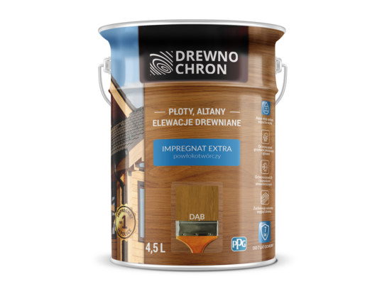 Impregnat EXTRA powłokotwórczy dąb 4,5 l