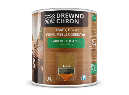 Lakierobejca 2w1 dąb Drewnochron