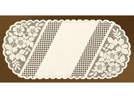 Bieżnik żakardowy owalny 110 x 50 cm