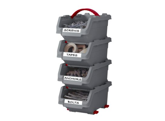 Pojemnik CLICK BIN mały zestaw 4 szt. 0,45 l