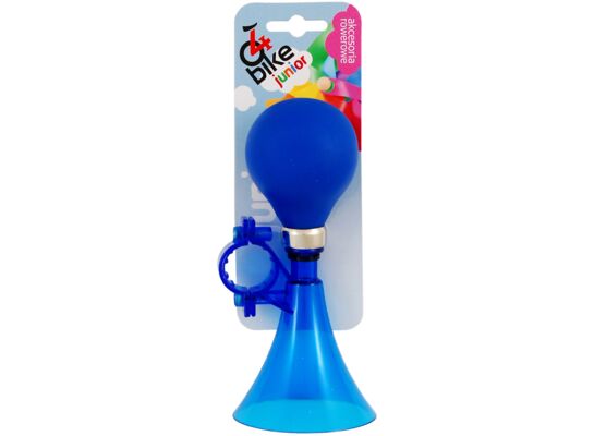 Trąbka rowerowa dziecięca kolor-fluor plastikowa 4bike junior