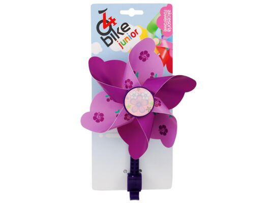 Wiatraczek rowerowy dziecięcy różowy 4Bike junior