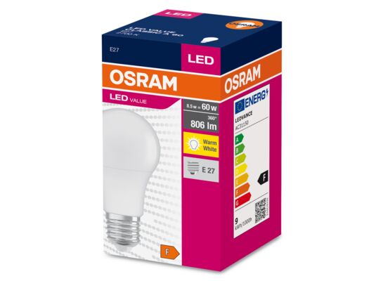Żarówka LED VALUE CLASSIC A E27 8,5W/827 ciepła OSRAM