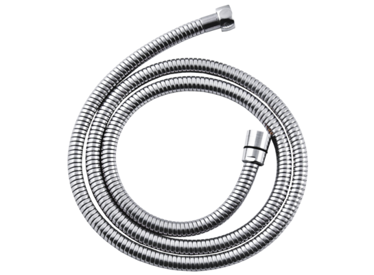 Wąż natryskowy stalowy o podwójnym splocie rozciągliwy 175 cm chrom Invena