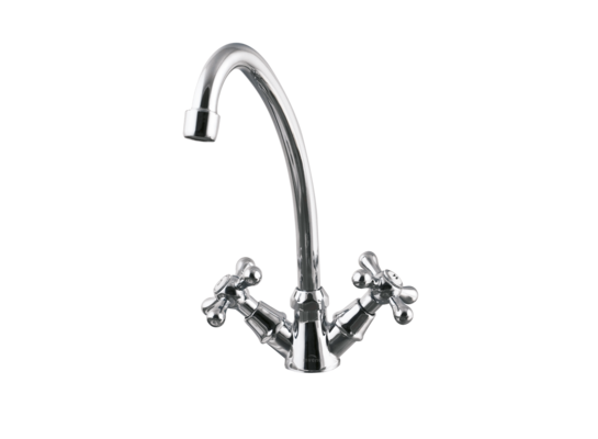 Bateria umywalkowa-zlewozmywakowa Roma chrom Invena 