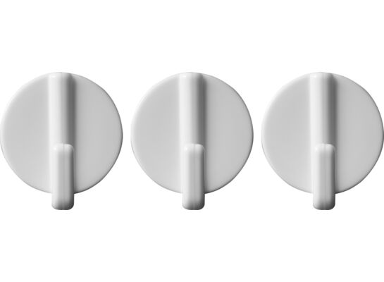 Haczyki naścienne samoprzylepne 3 sztuki