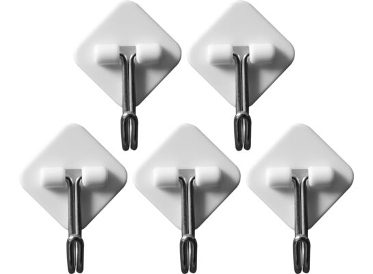 Haczyki naścienne samoprzylepne 5 sztuk