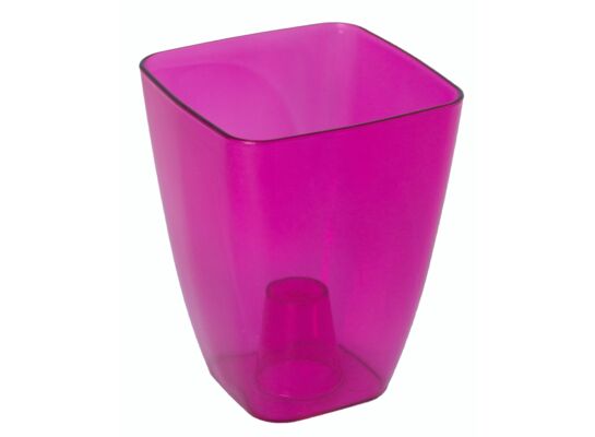 Osłonka STORCZYK 13 kwadrat transparentny różowy