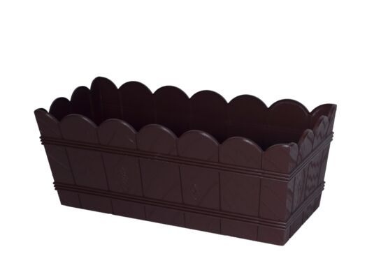 Skrzynka drewnopodobna 55 brązowa