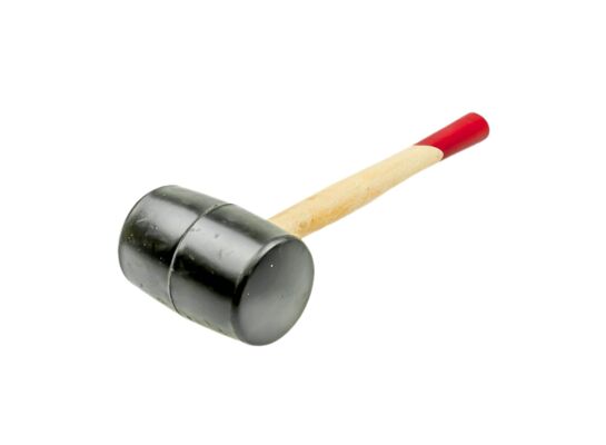 Młotek gumowy z drewnianym trzonkiem 80 mm FASTER TOOLS