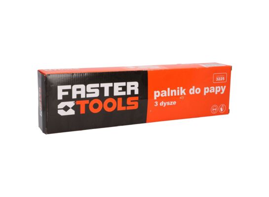Palnik do papy 19,5 kW 3 dysze z wężem 1,5 m FASTER TOOLS