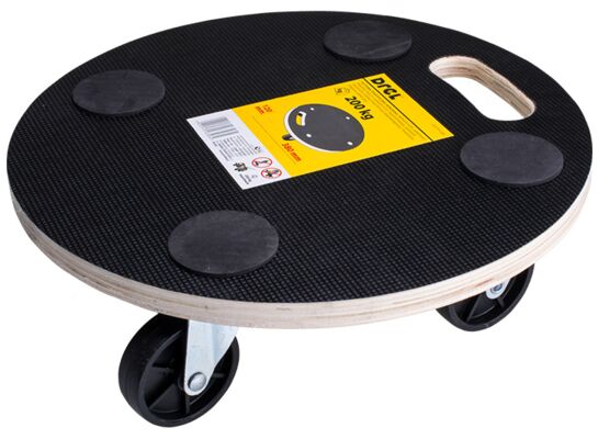 Platforma transportowa okrągła laminowana 380 mm max 200 kg Drel
