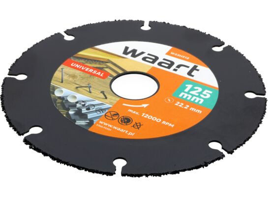 Tarcza z węglika spiekanego do cięcia drewna z gwoździami 125 x 1,0 x 22,23 mm Jufisto