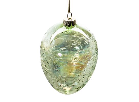 Zawieszka szklana jajko dekoracyjne mix