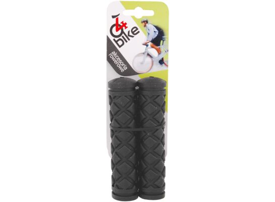 Chwyty rowerowe kierownicy RAMBO czarny 4bike