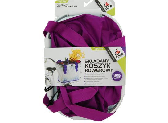 Koszyk rowerowy składany QuickClip PIKNIK 4bike