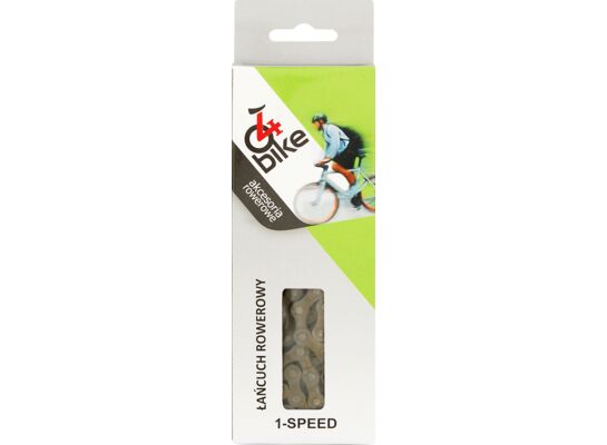 Łańcuch rowerowy 1-biegowy 1/2x1,8" 9mm 4bike