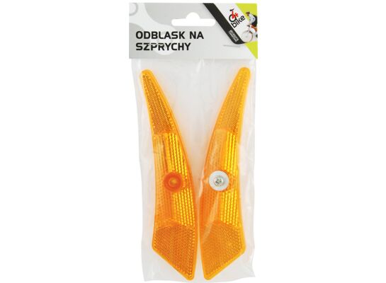 Odblaski rowerowe na szprychy KOMETA 2 sztuki 4bike
