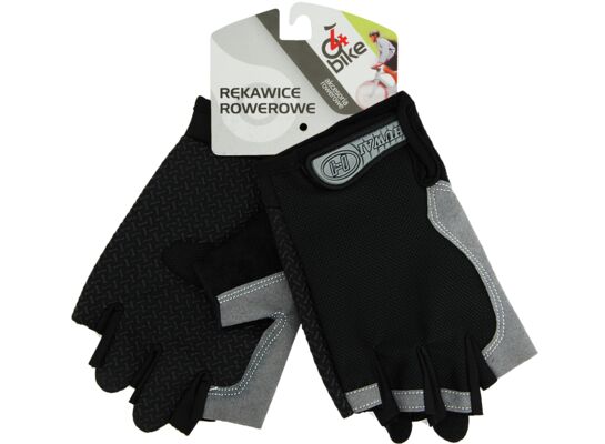 Rękawice rowerowe szare 4bike