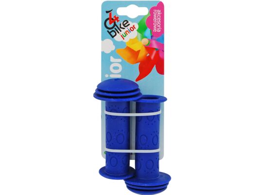 Chwyt rowerowy kierownicy dziecięcy niebieski 4bike junior