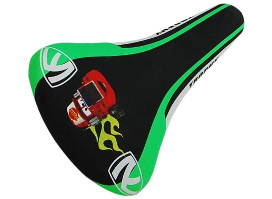 Siodło rowerowe dziecięce zielone 4bike junior