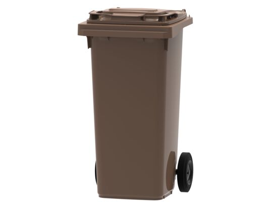 Pojemnik na odpady 120 l brązowy