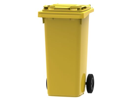 Pojemnik na odpady 120 l żółty