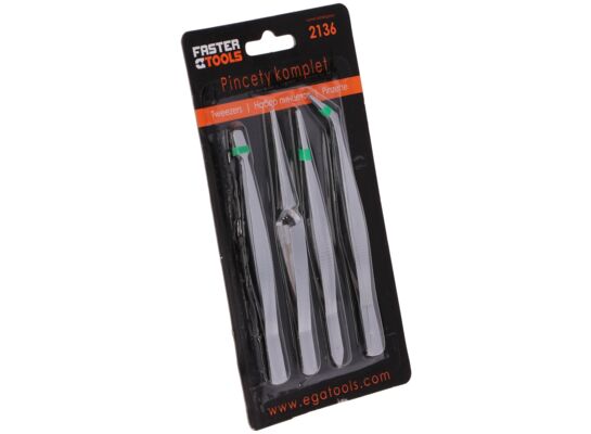 Pincety komplet 4 szt. FASTER TOOLS