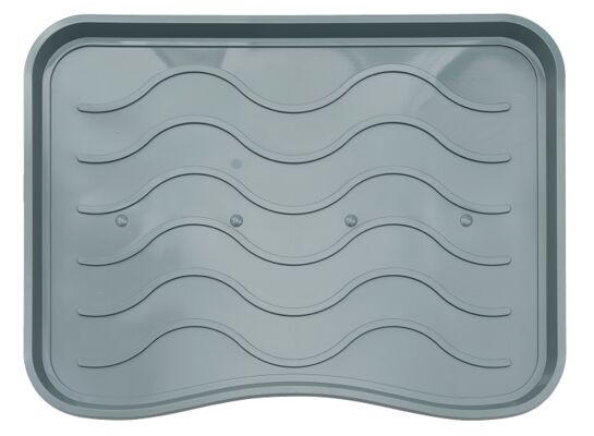 Ociekacz na buty 38 x 50 cm szary fala 