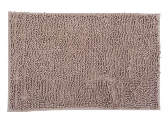 Dywanik łazienkowy Chenille New 45 x 75 cm jasny brąz